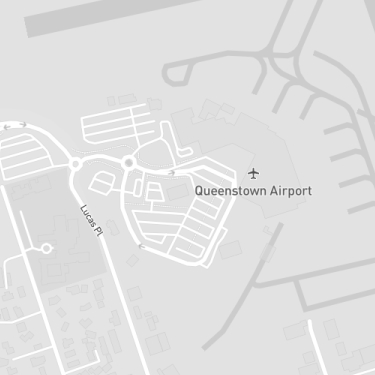 Map showing the location of the GO Rentals Queenstown Airport branch