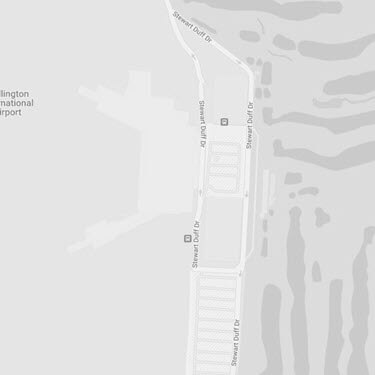 Map showing the location of the GO Rentals Wellington Airport branch