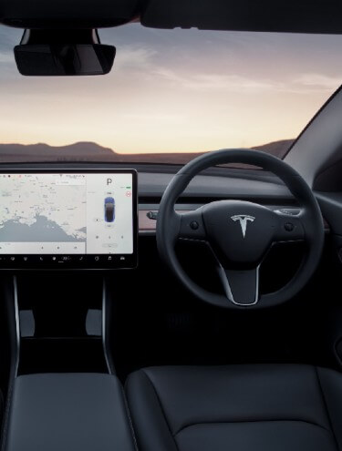 Tesla Model 3 and Tesla Model Y luxury interior