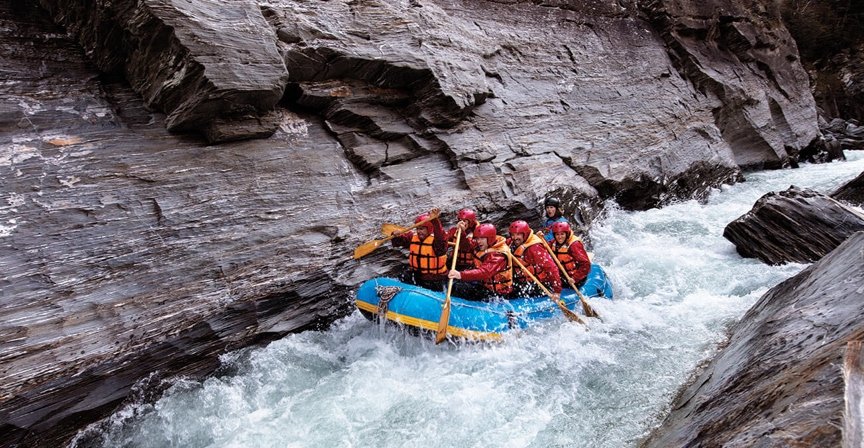 Alt text: RealNZ 10% discount for Shotover River White Water Rafting - in partnership with GO Rentals