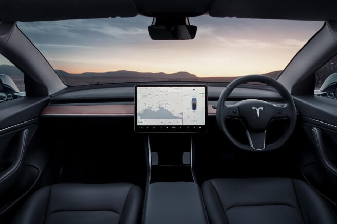 Tesla model 3 interior