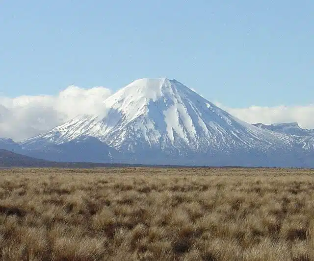 Mount Ngauruhoe used to represent Mount Doom in the Lord of the Rings trilogy