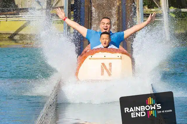 Rainbows End Log Flume