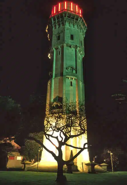 Hawera Water Tower at night