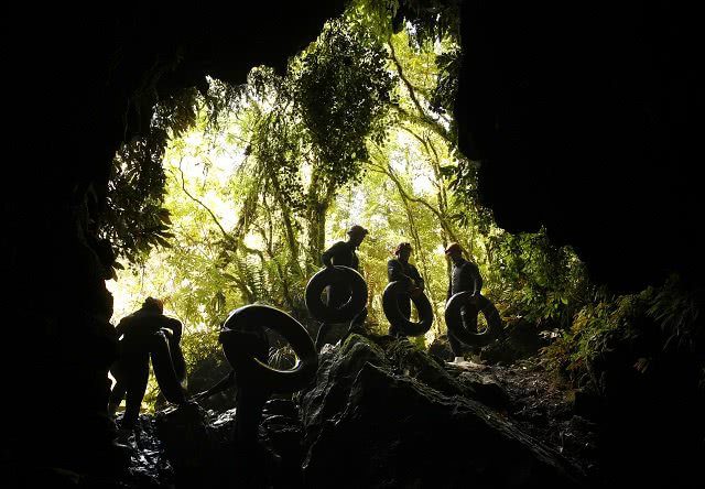 Blackwater rafting at Waitomo