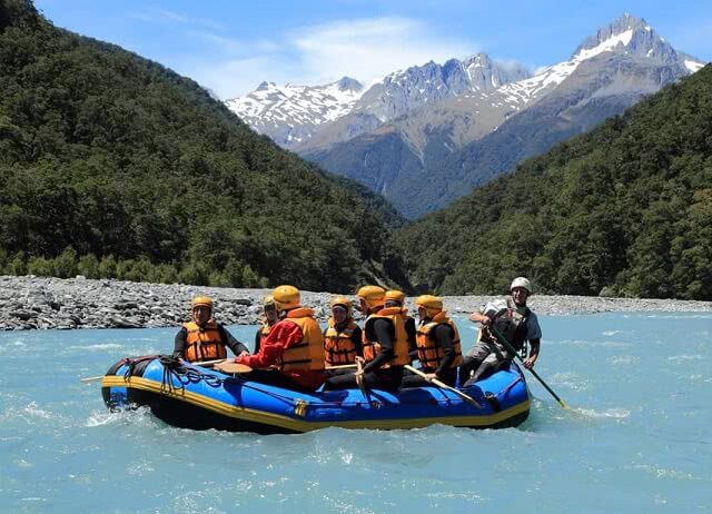 Whotewater Rafting near Queenstown