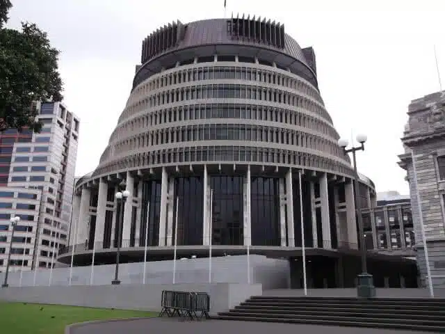 The Beehive Parliament Building Wellington