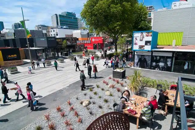 Image of the re:Start project in Christchurch CBD