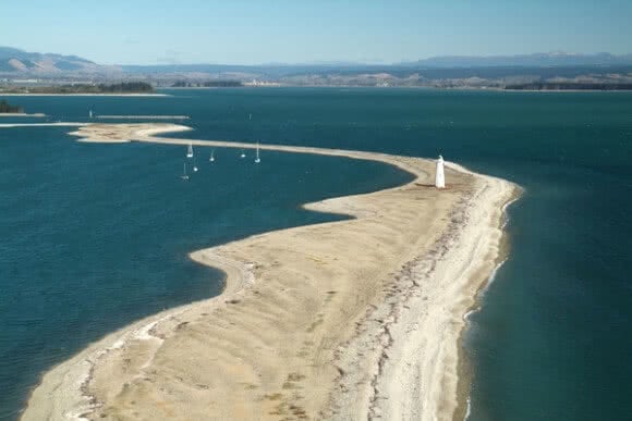 Image of the unique Boulder Bank in Nelson