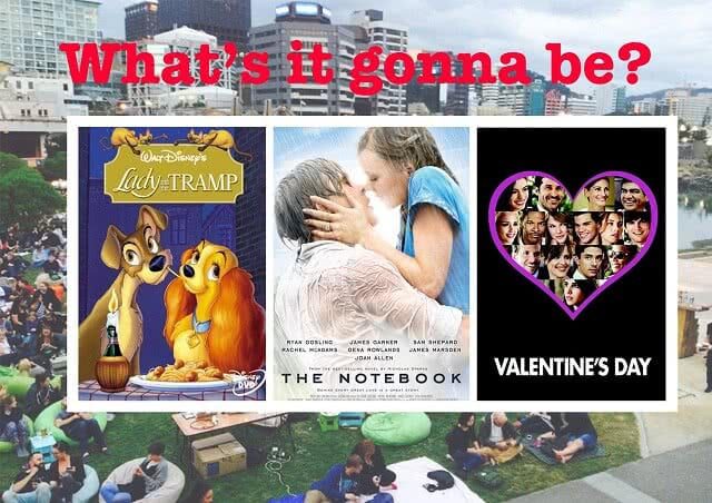 Wellington Outdoor Cinema Valentine's Day Lineup