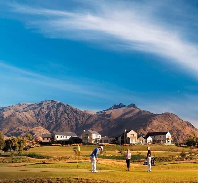 Image of the Coronet Course at the Millbrook Resort, home of the NZ Golf Open