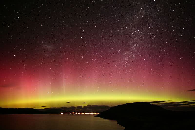 Image of Aurora Australis over Stewart ISland