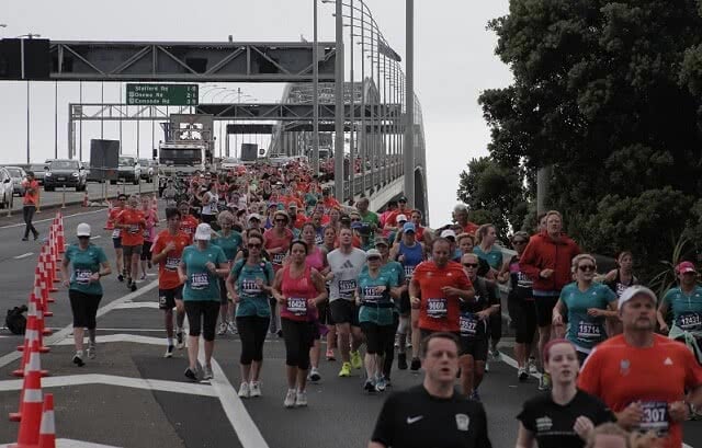 Thousands of runners will cross the Harbour Bridge running the Auckland Marathon, Half Marathon and 12k Traverse