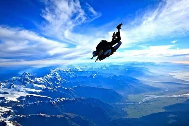 Skydiving over Franz Josef