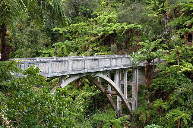 The iconic Bridge to Nowhere, Whanganui