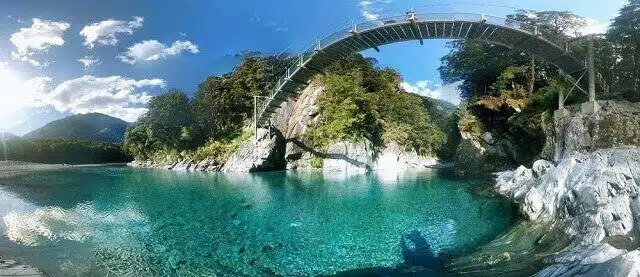 Bridge over the Blue Pools