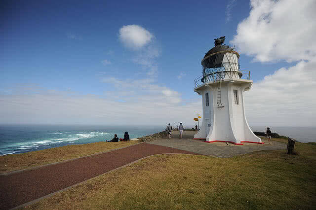 Cape Reinga Lighthouse at the very tip of New Zealand's North Island