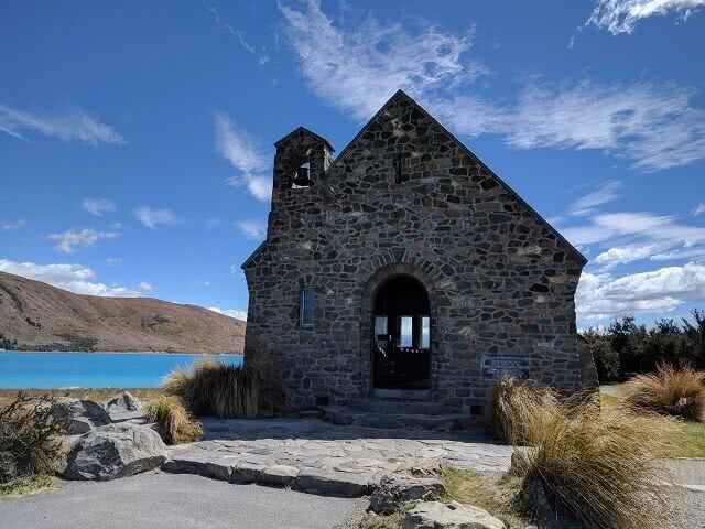 The striking Church of the Good Shepherd, Lake Tekapo