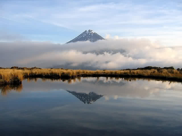 The iconic Mount Taranaki