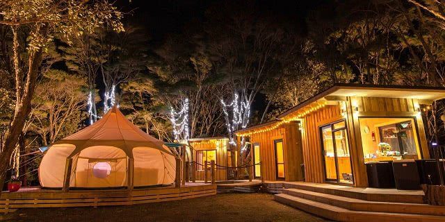 Glamping Kahikatea Farm. Credit Canopy Camping