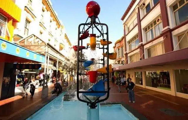 Weird Attractions Cuba Street Fountain