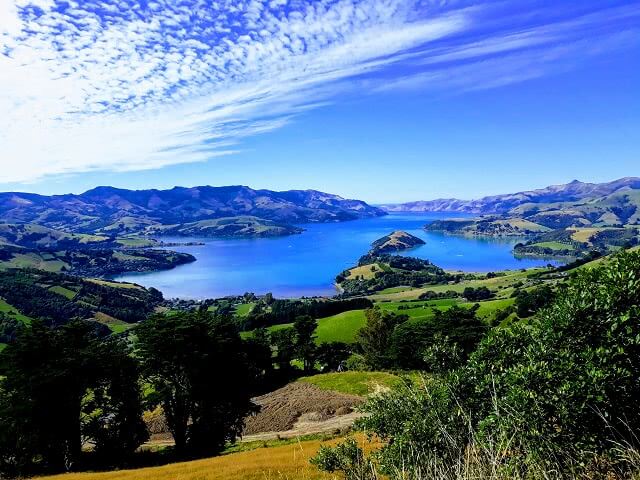 Stunning Akaroa on a perfect sunny day