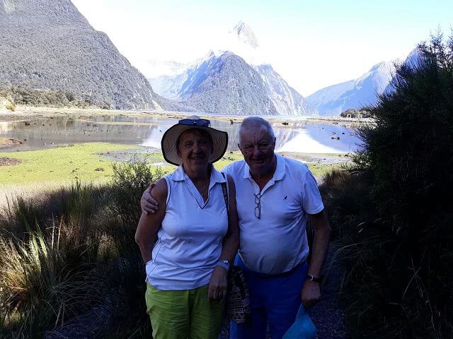 Milford Sound with Judith and Geoff