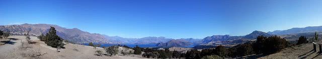 Wanaka as seen from Mt Iron