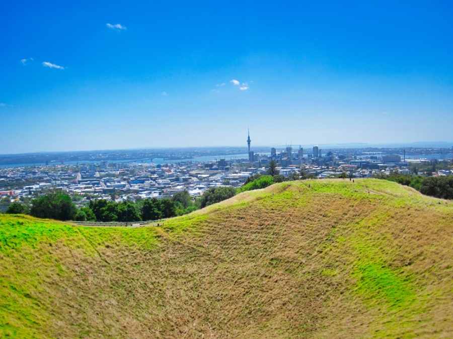 Auckland Skyline from Mt Eden