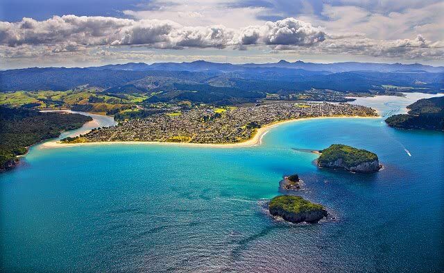 The award-winning beach at Whangamata