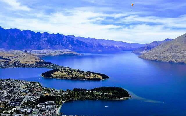 Aerial view of Queenstown