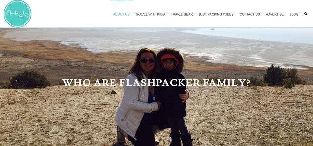 Flashpacker Family Blog Screenshot