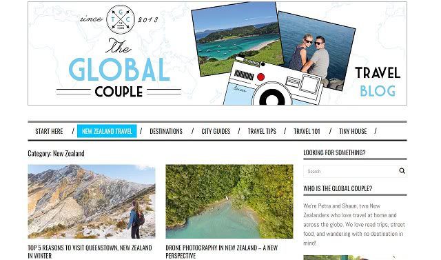 The Global Couple Blog Screenshot