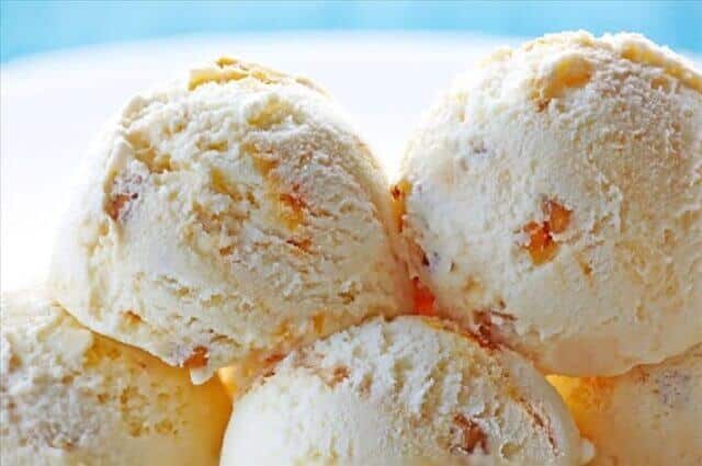 Scoops of Hokey Pokey ice cream