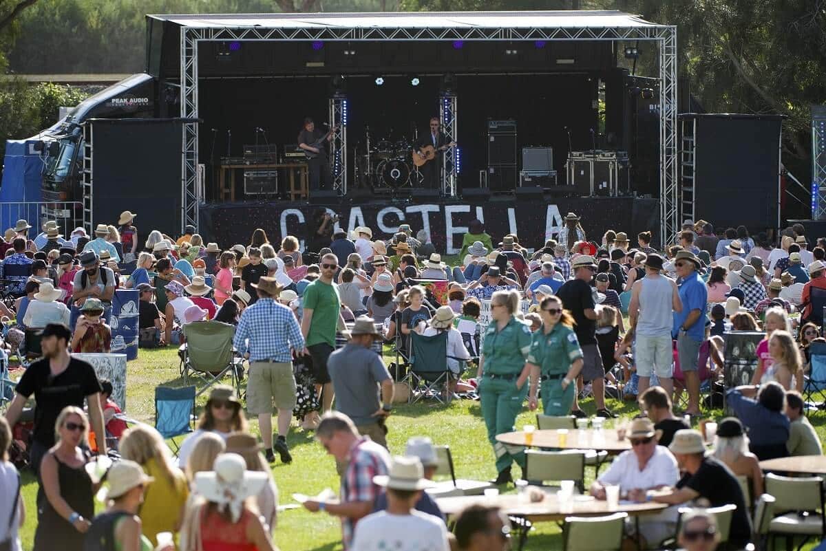 The crowd at the Coastella Music Festival