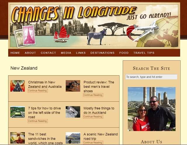 Changes in Longitude USA Travel Blogger