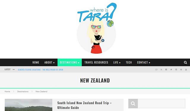 Where is Tara International Travel Blog