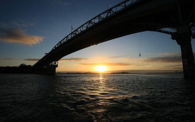 AJ Hackett Bridge Bungy at sunset