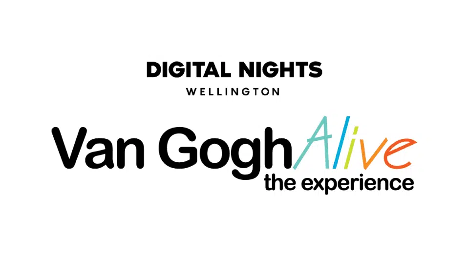 Digital Nights Wellington Van Gogh Alive Logo