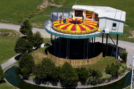Image of the freefall xtreme vertical wind tunnel in Rotorua where people can literally fly!