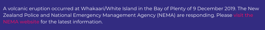 White Island Statement