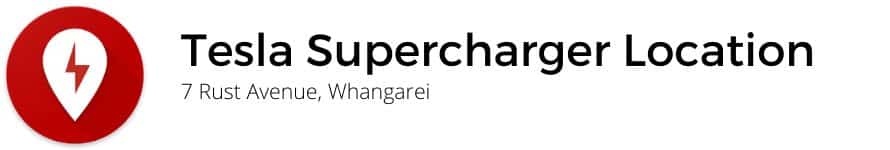 Tesla Supercharger Location - Whangarei