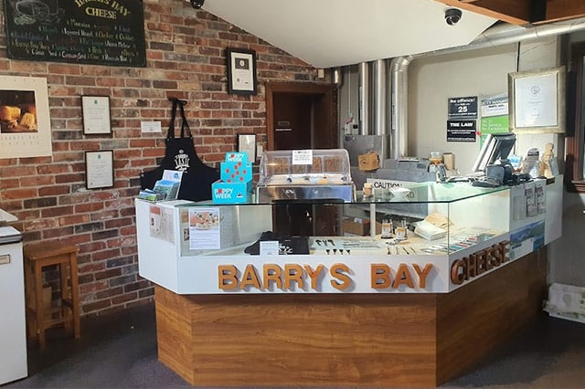 the front counter at barry's bay cheese