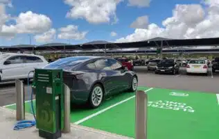 electric vehicle charging station parking