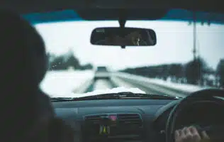 Fog car windshield