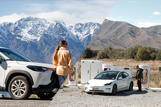 GO Rental hybrid vs electric vehicle