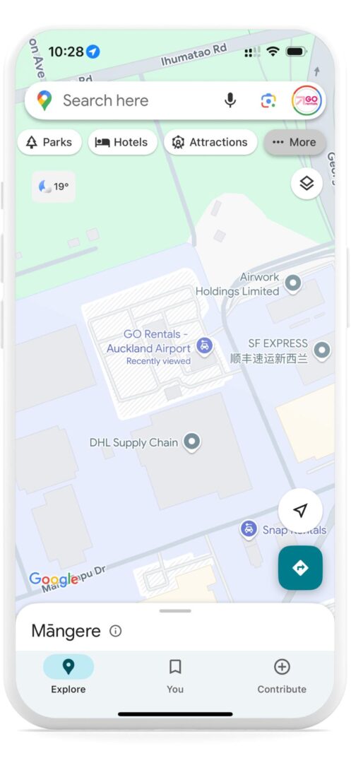 Google Maps EV Charging Stations step 1