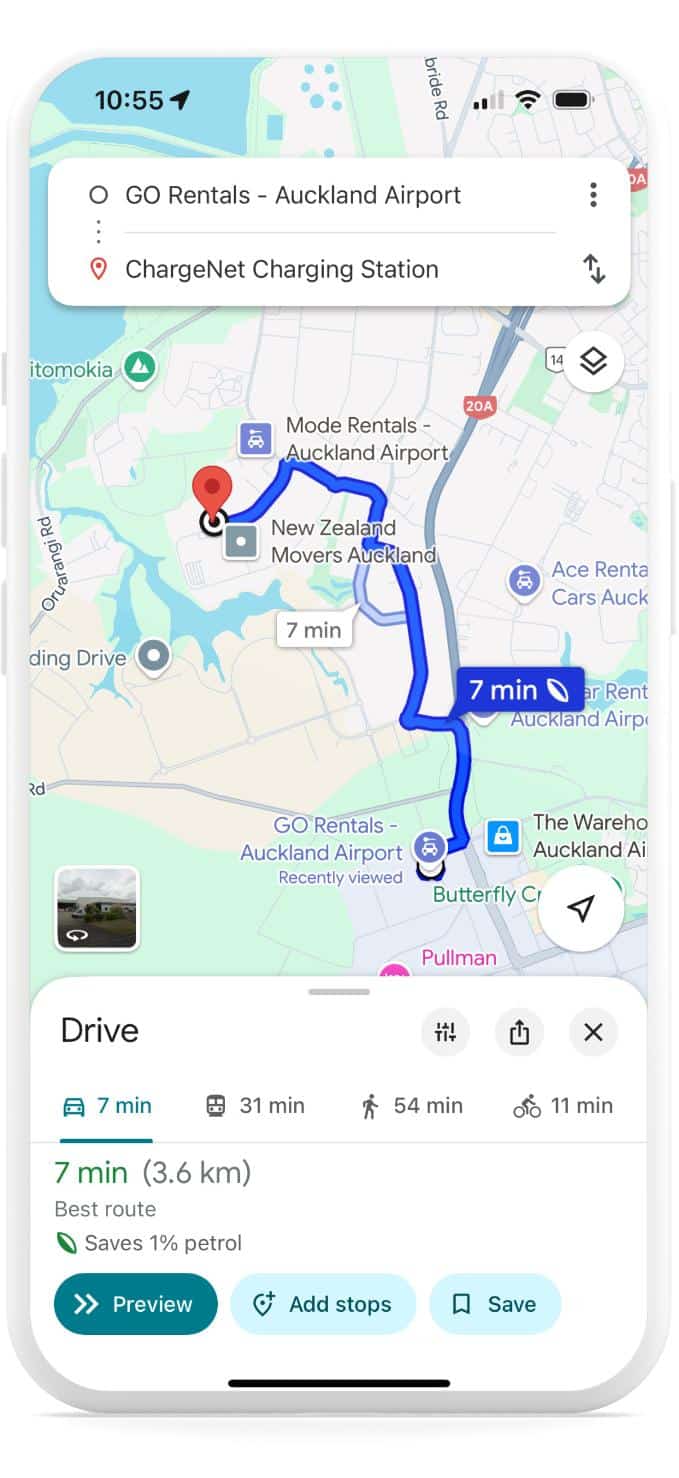 Google Maps EV Charging Stations step 8
